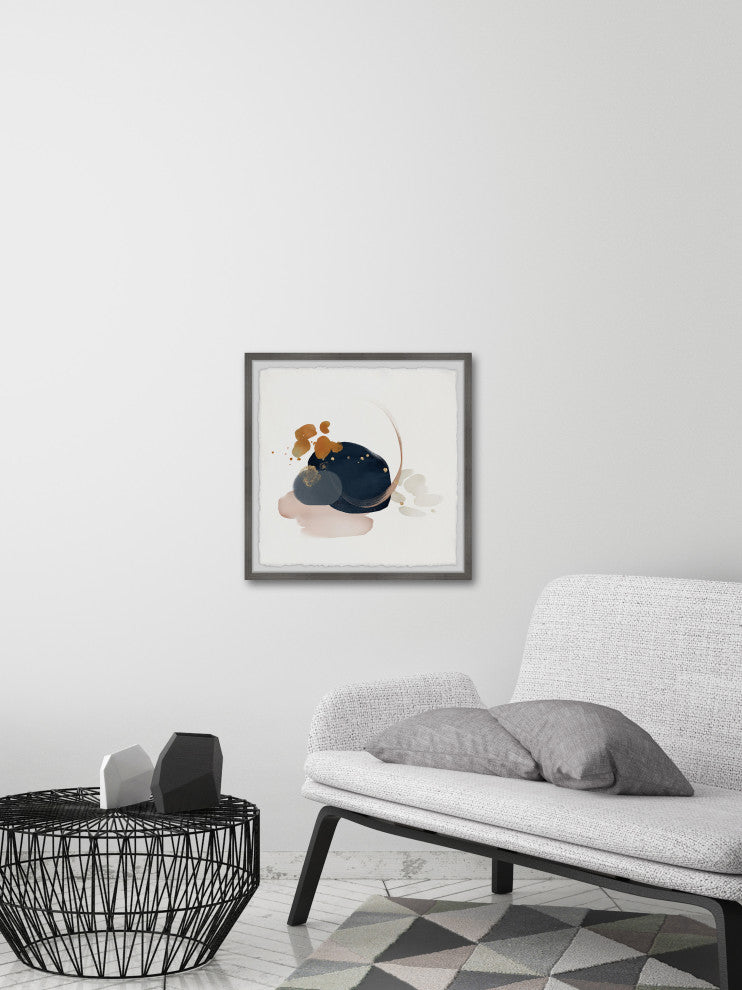 "Perpetual Storm" Framed Painting Print, 18x18