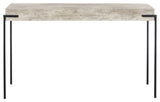 Safavieh Eli Rectangle Console Table, Light Grey/Black