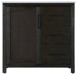 Home Living 36" Single Bathroom Vanity, Chocolate Oak