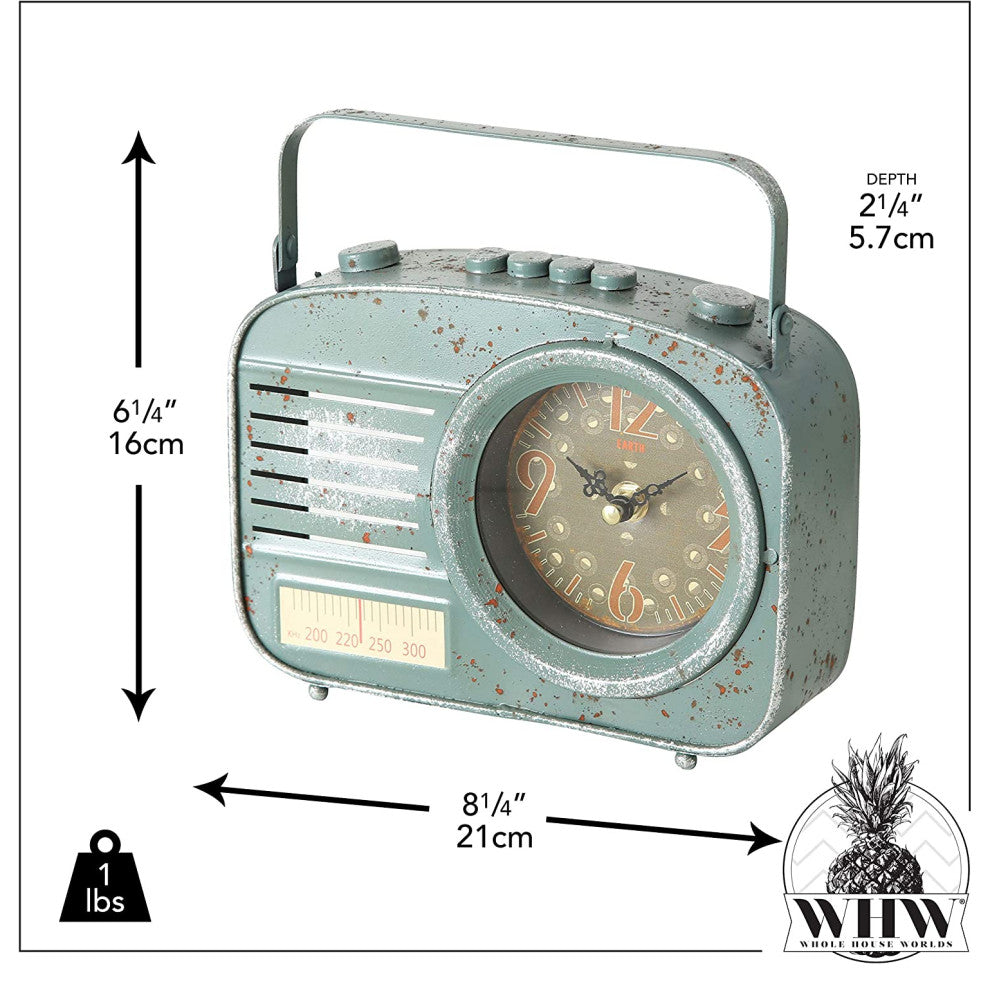 70s Faux FM Radio Clock