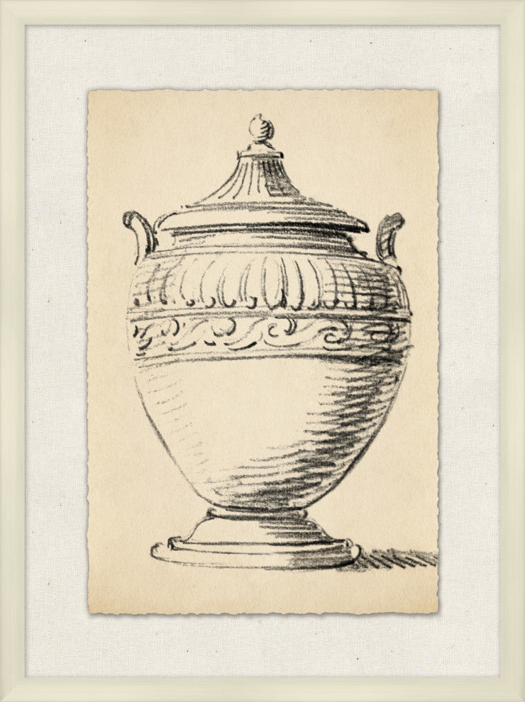 Urn Sketch 6, Giclee Reproduction Artwork