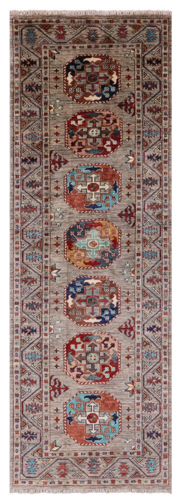 Runner Bokhara Handmade Wool Rug 2' 8" X 7' 10" - Q12529