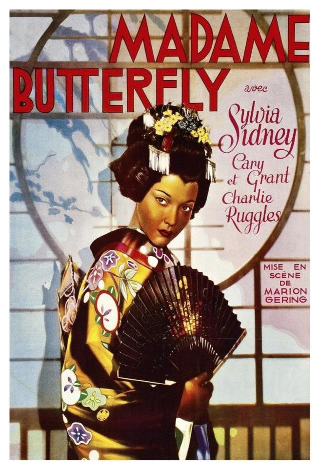 "Vintage Film Posters: Madame Butterfly" Digital Paper Print, 18"x26"