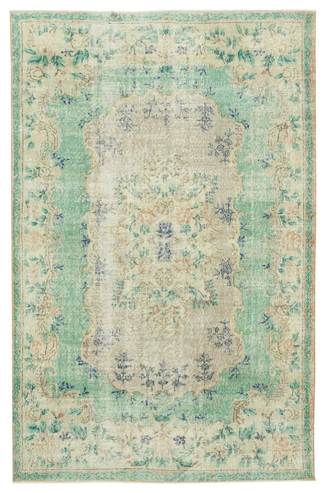 Rug N Carpet - Handmade Turkish 6' 8'' x 10' 2'' Unique Area Rug