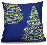 O Tannenbaum Pillow, Royal Blue, 20"x20"