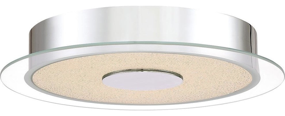 Quoizel PCMT1614C LED Flush Mount Moonlit Polished Chrome