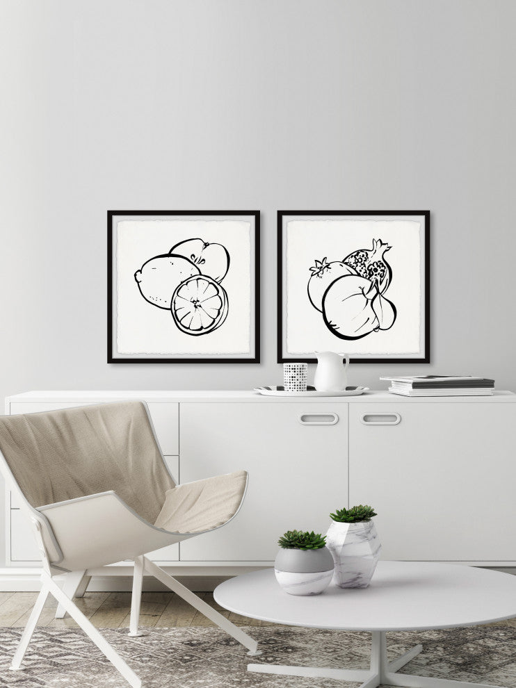 Healthy Twist Diptych, Set of 2, 24x24 Panels