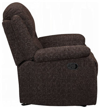 Madden Glide Recliner, Brown Chenille