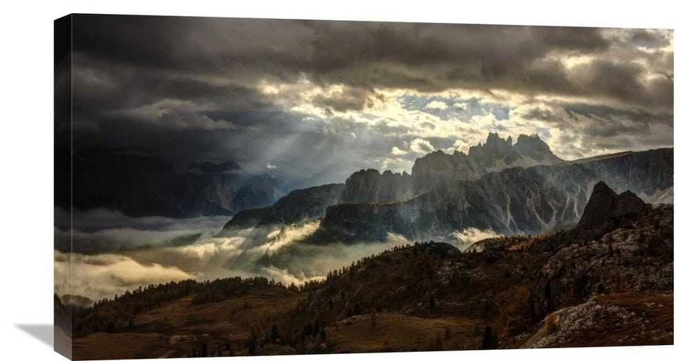 "Light Theatre" Stretched Canvas Giclee by Lubos Balazovic, 30x17"
