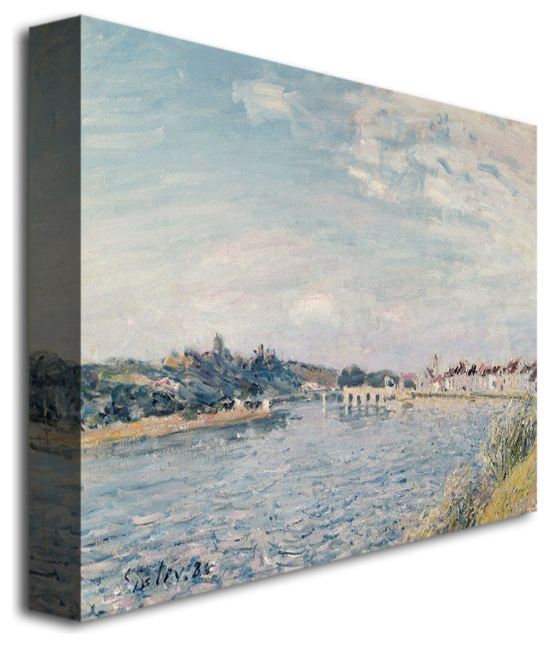 'Landscape, 1888' Canvas Art by Alfred Sisley