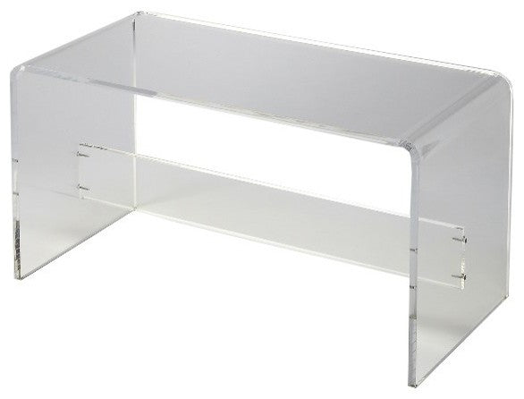Butler Crystal Clear Acrylic Bench