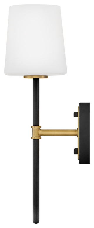 Hinkley Saunders Medium Sconce, Black