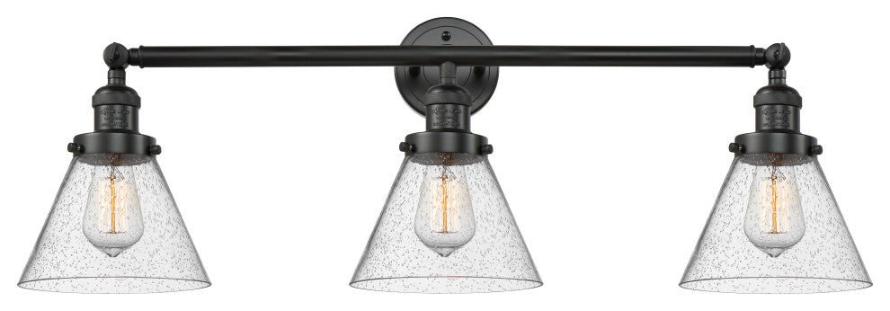 Innovations Lighting 205-Bk-S-G44-Led 3 Light Dimmable Led Bathroom Fixture