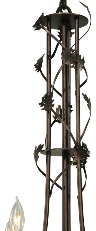 72 Wide Oak Leaf 15 Light Chandelier