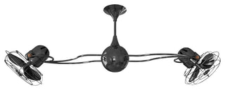 Italo Ventania Rotational Ceiling Fan, Black Nickel