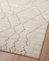 Loloi II Darby Sand / Charcoal 18" x 18" Sample Rug