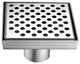 Dawn Rhone River Series, Square Shower Drain 5"L, Stamping Technique