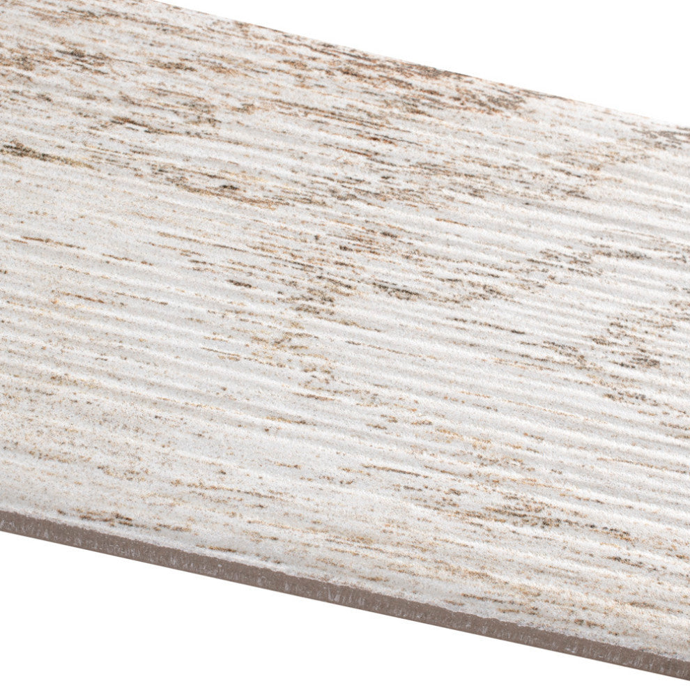 Bora Porcelain Floor and Wall Tile, White