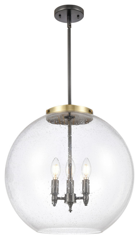 Athens Pendant, Black Antique Brass, Seedy, Seedy