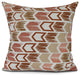 Arrow, Geometric Print Pillow, Taupe, 16" x 16"