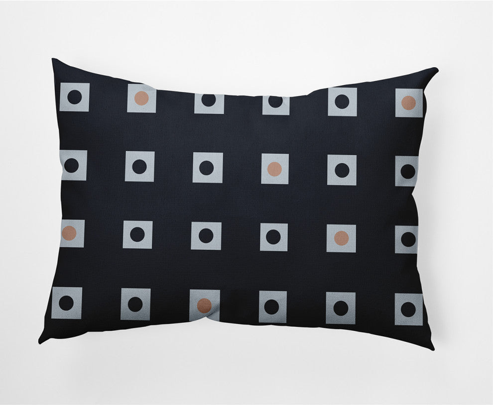 14x20" Li'l Boxes Nautical Decorative Indoor Pillow, Shark Blue