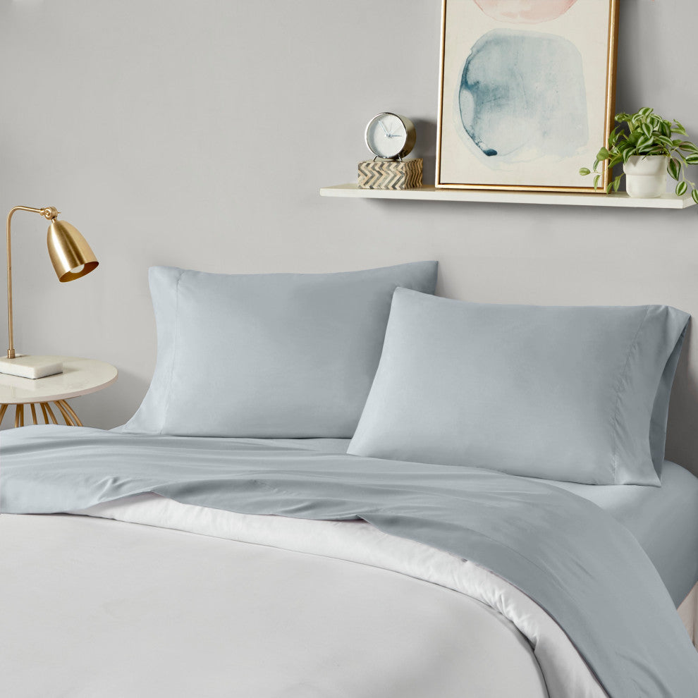 Intelligent Design Microfiber All Season Soft Touch Sheet Set, Grey