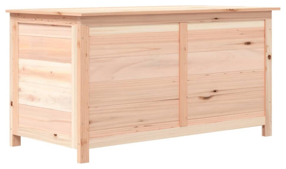 Vidaxl Patio Cushion Box 39.4"x19.7"x22" Solid Wood Fir