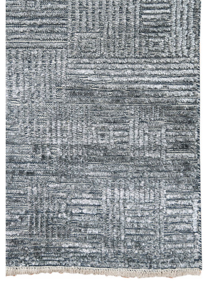 Quartz Desoto Area Rug, Blue, 10' x 14', Geometric