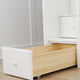 Chelsea Twin Twin L Shaped Storage Loft Bed with Stairs, White