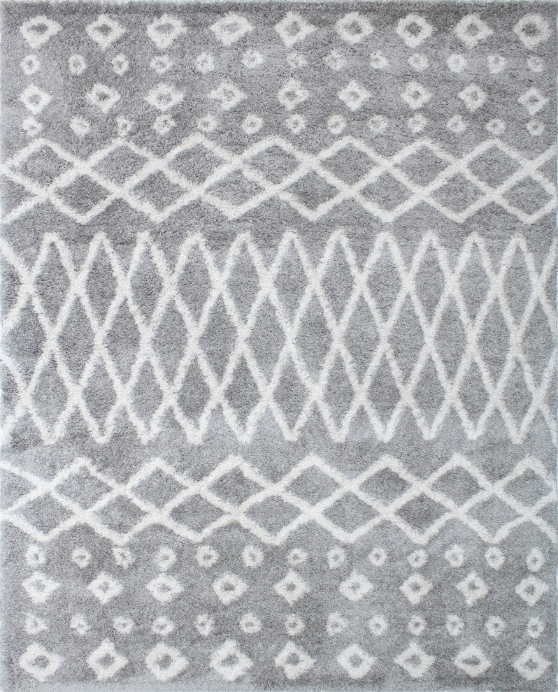 Noori Rug Shag Roy Silver/Ivory Rug
