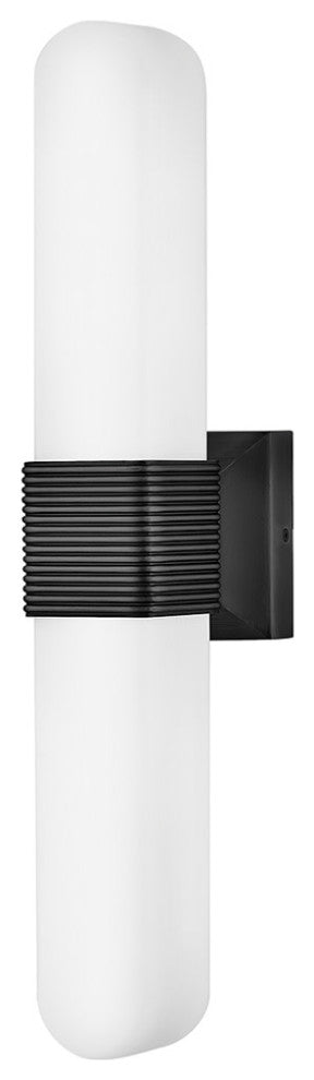 Hinkley Cotes Large Led Sconce, Painted Black Oxide