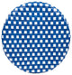 Tobias Rattan Bar Stool, Cobalt Blue and White, Diamond