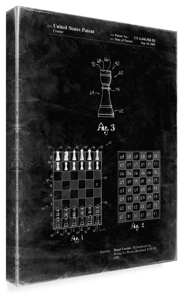 "Chess Board" by Cole Borders, Canvas Art, 32"x24"
