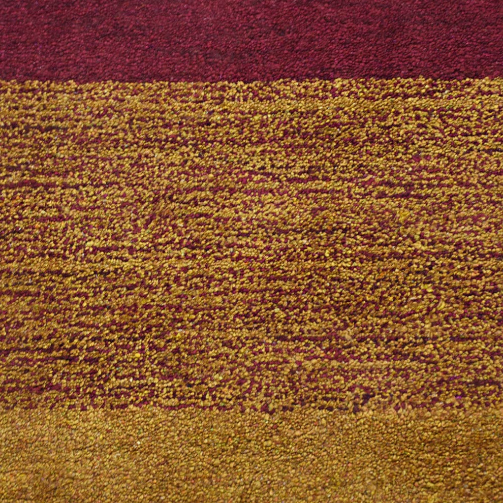 HAND KNOTTED LOOM SILK AREA RUGS-2'8''x10',Runner,Multicolor,Contemporary