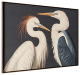 Two Cranes Framed Painting