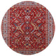 Ahgly Company Indoor Round Mid-Century Modern Area Rugs, 5' Round