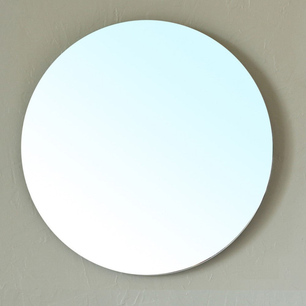22" Round Frameless Mirror