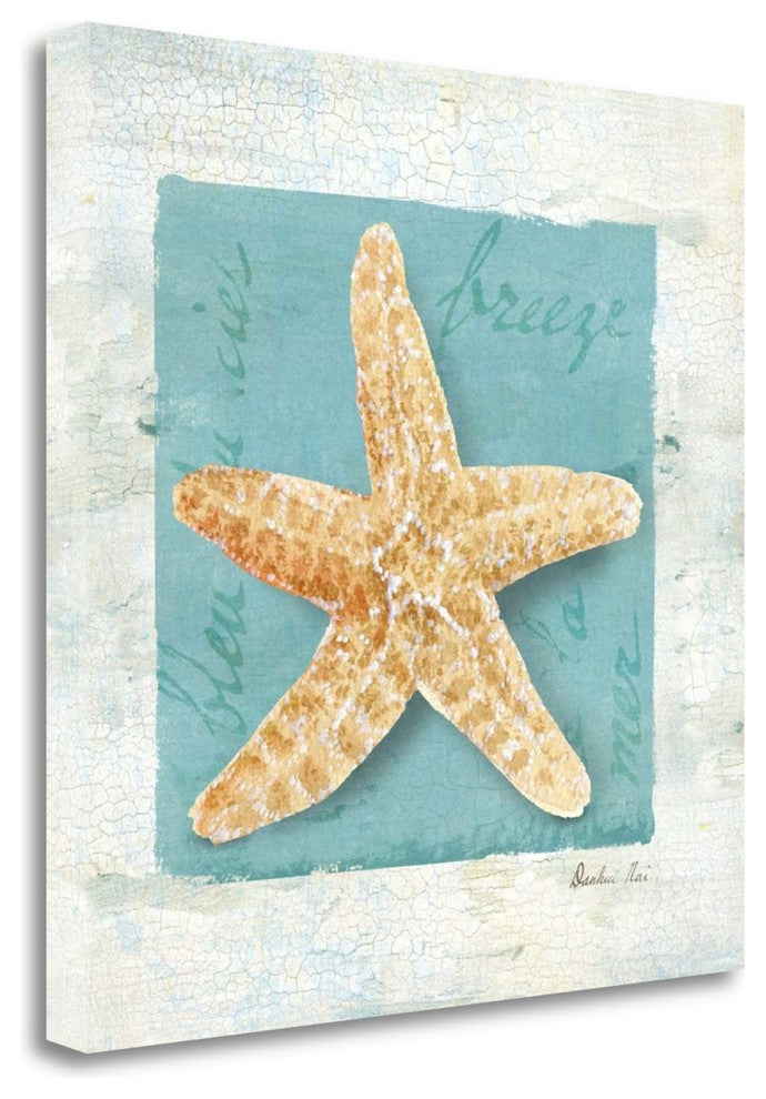 "Shades Of Blue II" By Danhui Nai, Giclee Print on Gallery Wrap Canvas