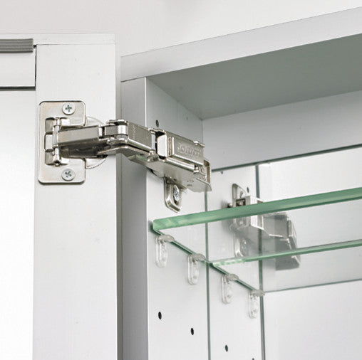 Illume LED Backlit Medicine Cabinet, Hinge: Left