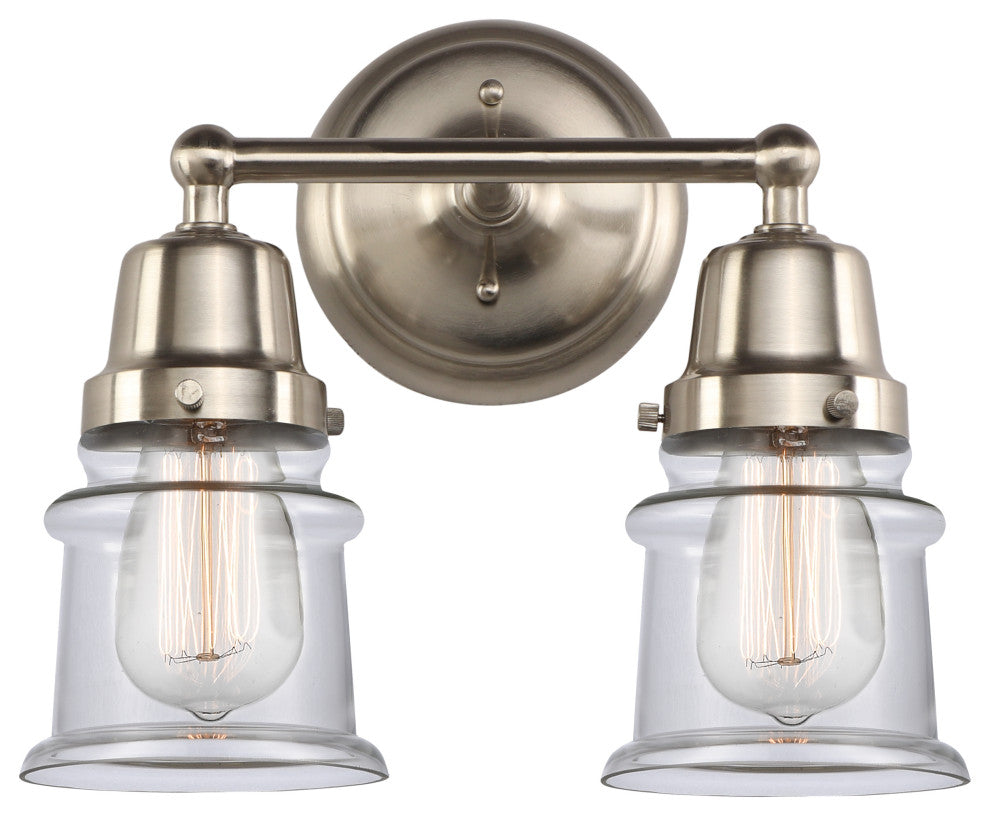 Innovations 623-2W-SN-G182S 2-Light Bath Vanity Light, Brushed Satin Nickel