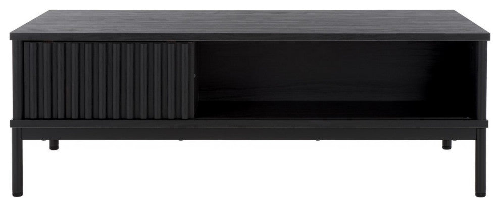 Safavieh Lylia 2 Door Coffee Table, Black/Black