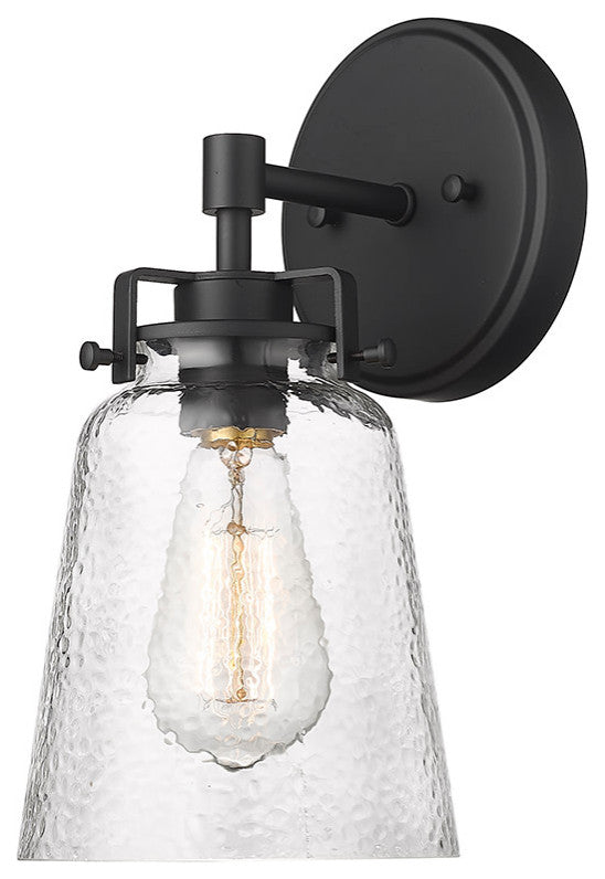Millennium Lighting 4411 Amberose 12" Tall Bathroom Sconce - Matte Black