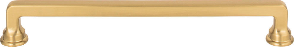 Atlas Homewares A105 Oskar 7-9/16 Inch Center to Center Handle - Warm Brass