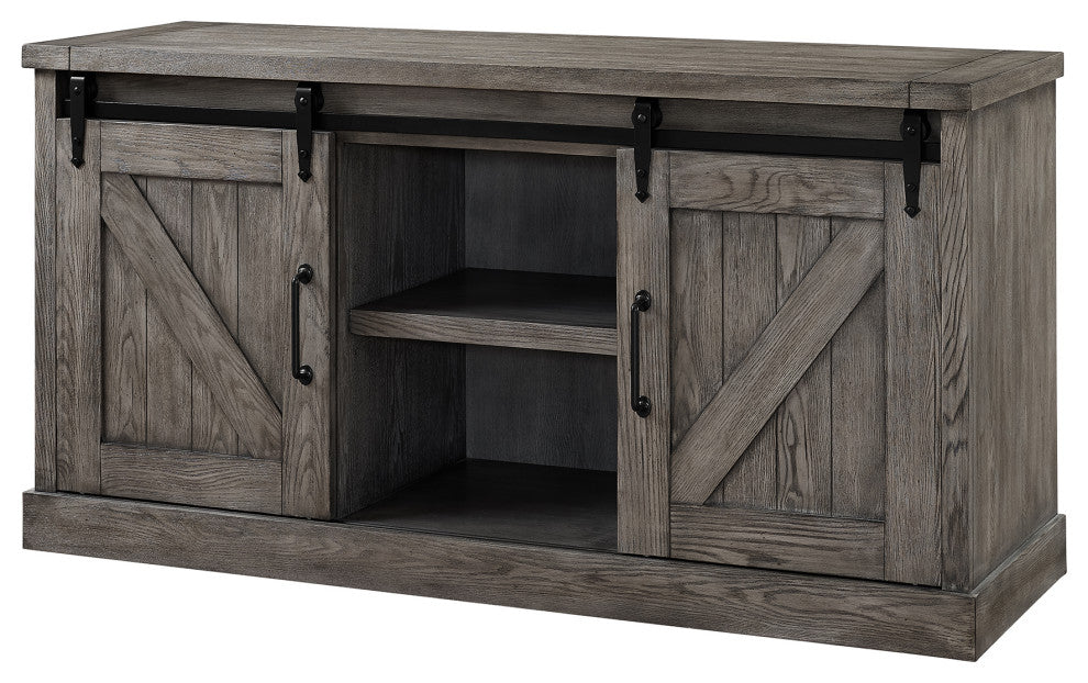 Avondale 60" TV Console Barn Door
