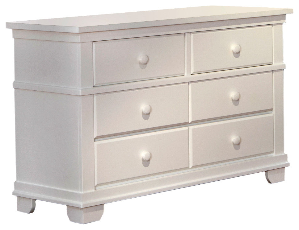 Pali Design Torino Double Dresser, White