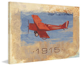 "Vintage Plane 1915" Painting Print on Wrapped Canvas