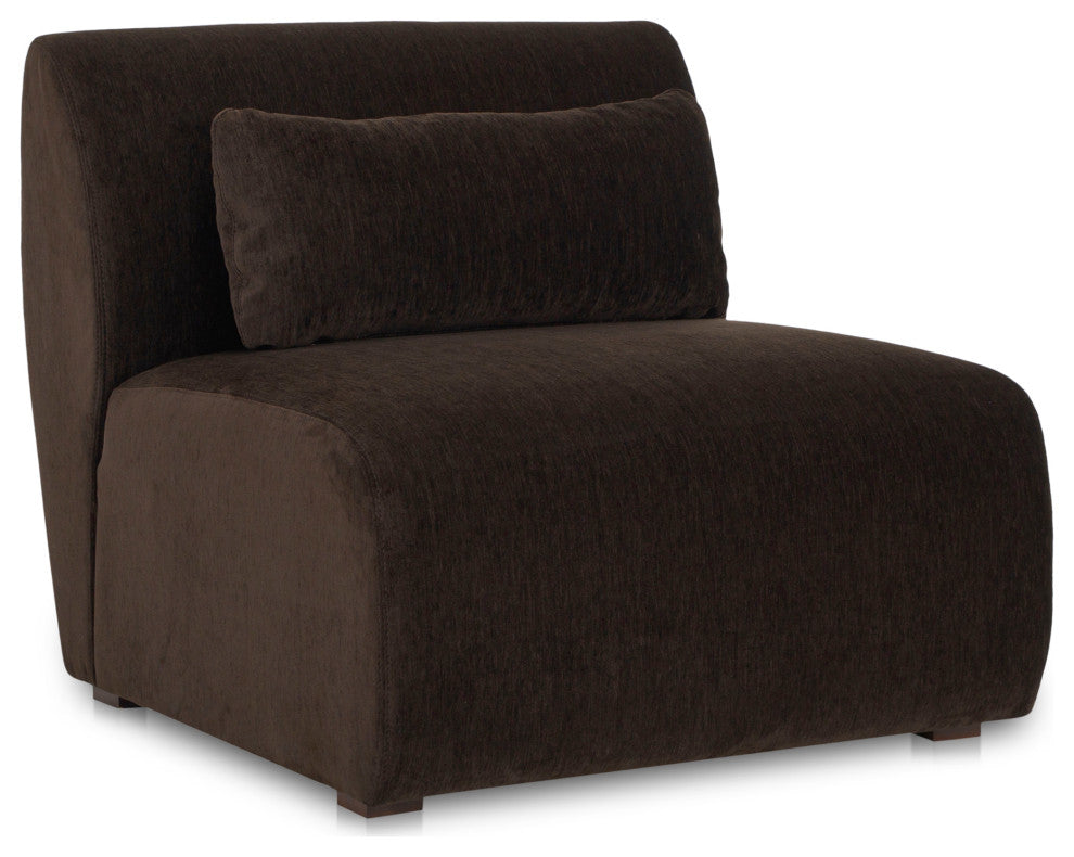 Amelia Slipper Chair Espresso
