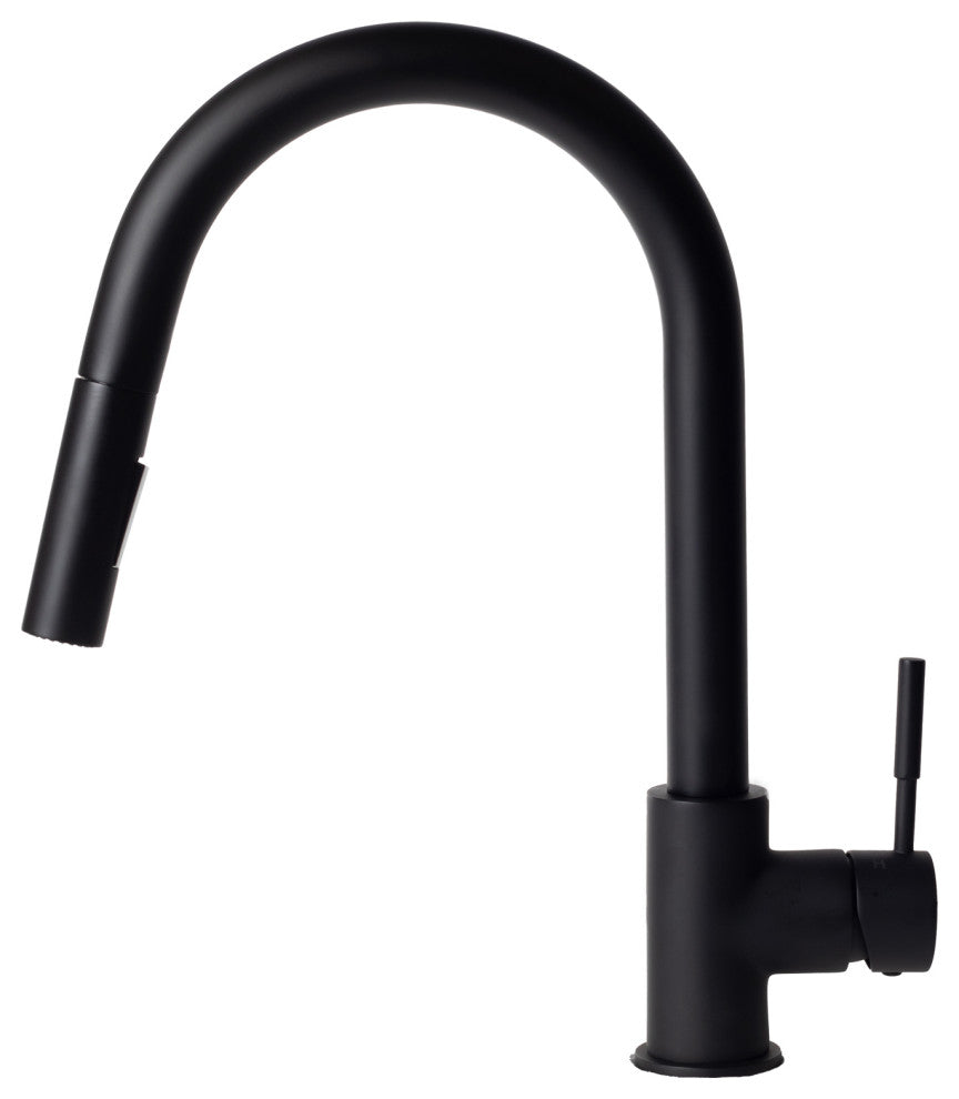 ZLINE Gemini Kitchen Faucet in Matte Black (GEM-KF-MB)
