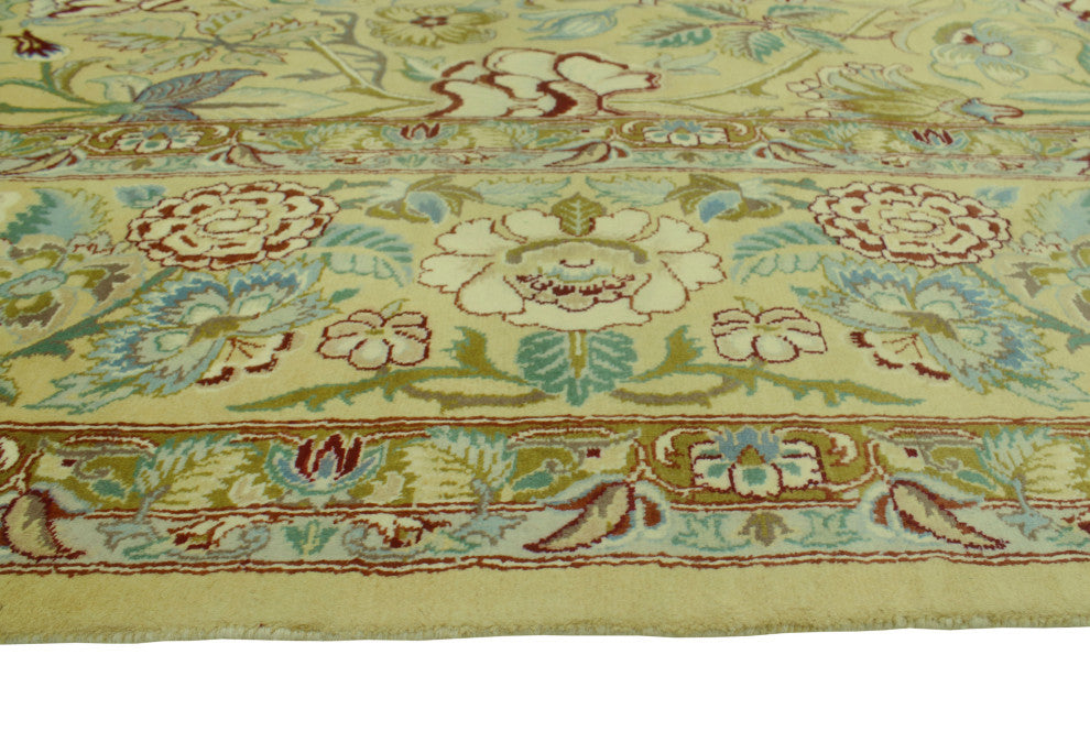Pak-Persian Summer Light Gold/Gray Rug, 8'11x12'2