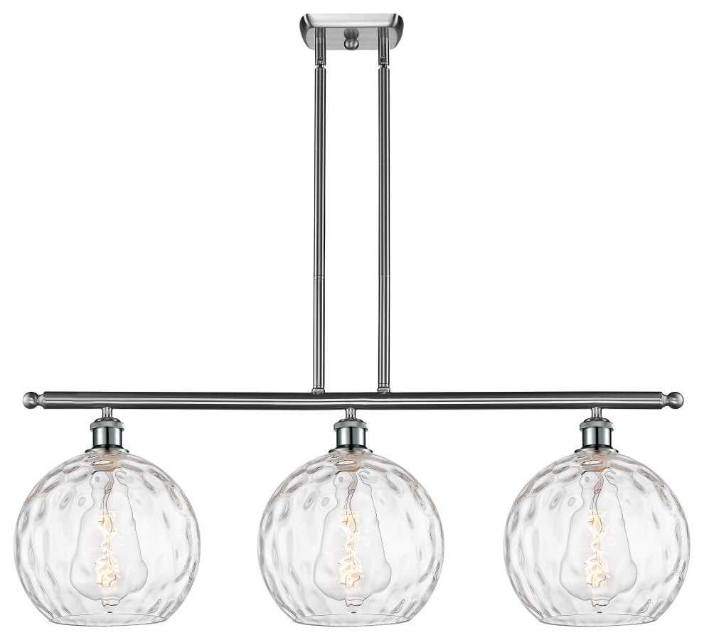 Innovations 516-3I-SN-G1215-10-LED 3 Light Island Light, Brushed Satin Nickel